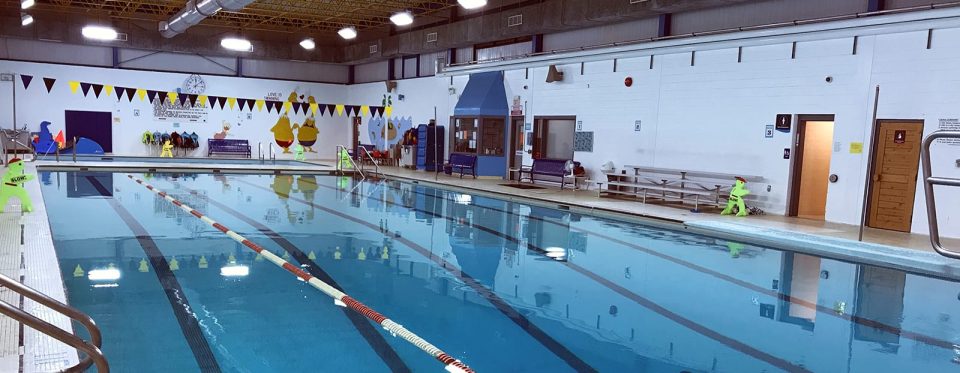Image of Churchill indoor pool with swim lanes